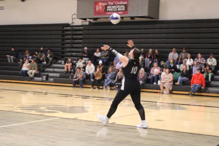 Black Bears defeat Eagles in volleyball action